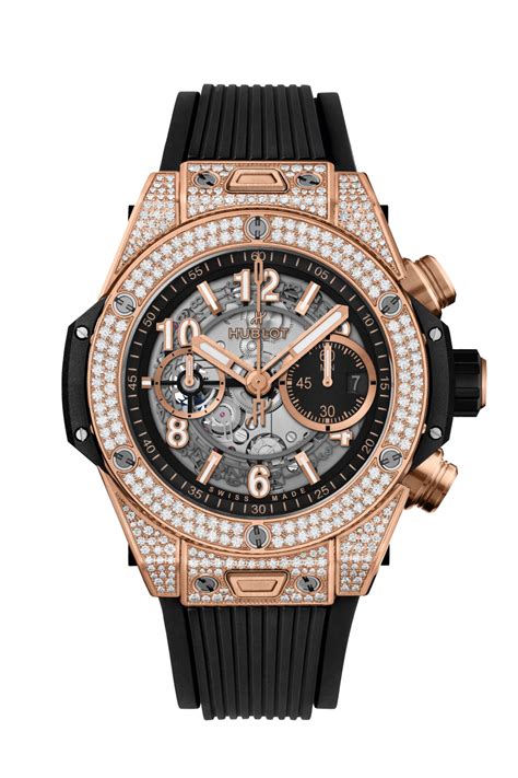 hublot king power split second gold pave|Big Bang Unico King Gold Pavé 44 mm .